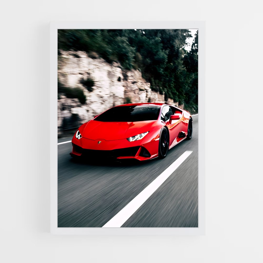 Poster Huracan evo somptueuse – affiche Lamborghini (vue 3)